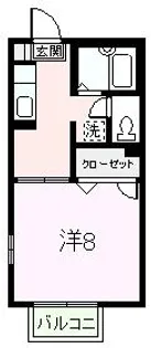 茨城県稲敷郡阿見町大字阿見【アパート】の間取り