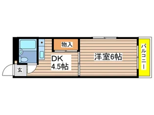 若草荘【3階】の間取り