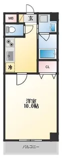 ノースフィールド参番館【3階】の間取り