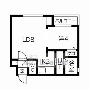 札幌平岸 ラウンドスクエア【3階】の間取り