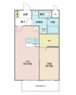 キャスリー羽屋【3階】の間取り