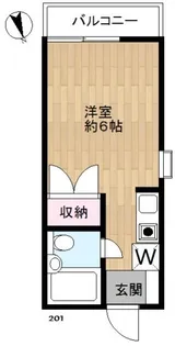 ドーム小嶋【2階】の間取り