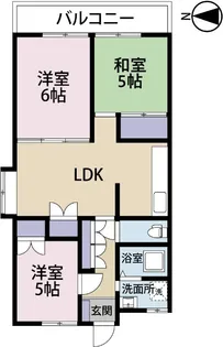 平垣マンション【1階】の間取り