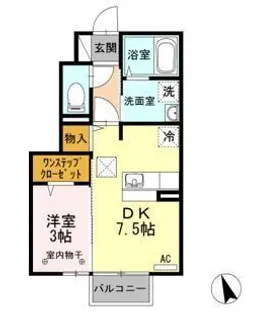 郡山ガーデン マーブルガーデン【1階】の間取り