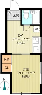 荒井コーポ【2階】の間取り