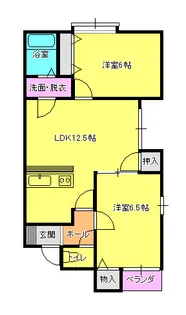 ロマンフローラ【1階】の間取り