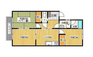 リバーフラッツ【3階】の間取り