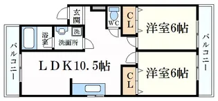 土居パレス【2階】の間取り