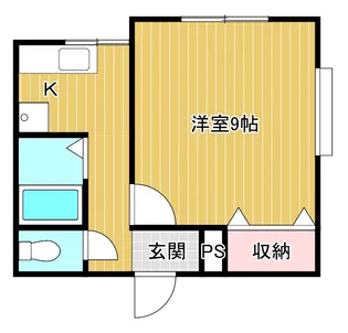 スペーラI【1階】の間取り