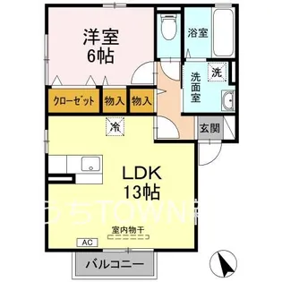 エミグランド【2階】の間取り