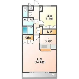 durerII(デュレツー)【2階】の間取り