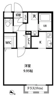 ZESTY幡ヶ谷【1階】の間取り