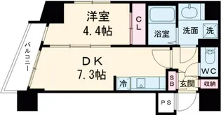 コンフォリア東池袋【2階】の間取り