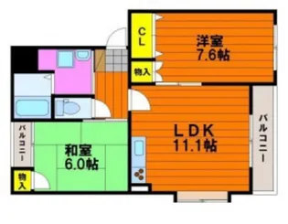 ロイヤルコート【3階】の間取り