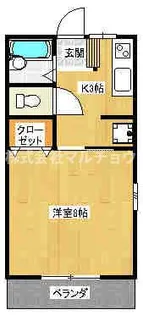 シティハイムプラージュII【1階】の間取り