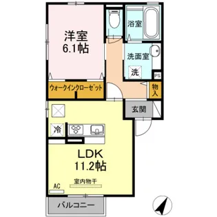 パサージュIII【1階】の間取り