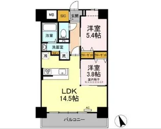 SunResidence小禄【2階】の間取り