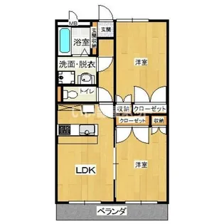 ファミール【2階】の間取り