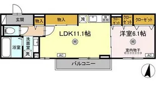 DーResena和田【3階】の間取り