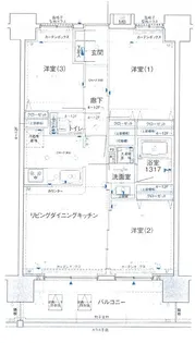 東京都台東区清川1【マンション】の間取り