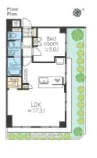 ニューウェルハイツ第2高輪【1階】の間取り