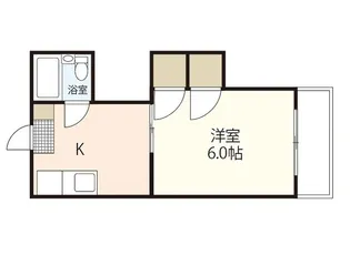 第5シモビル【5階】の間取り