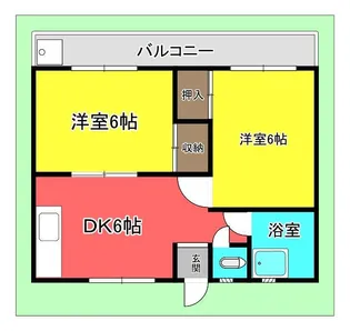 曙マンション【3階】の間取り