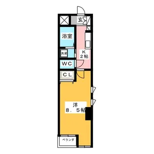 メゾンチェルシー【3階】の間取り