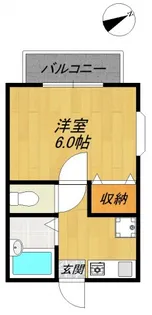 ドゥミル高谷B【1階】の間取り