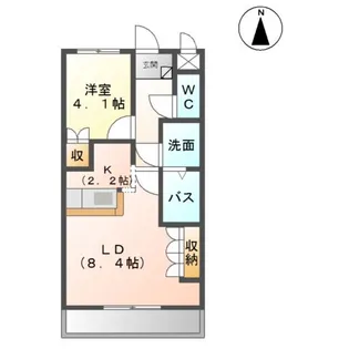 モア・ヴィーナス【1階】の間取り