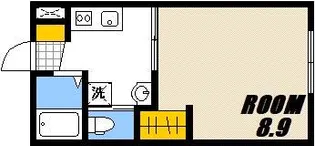 広島県安芸郡府中町大通2【アパート】の間取り