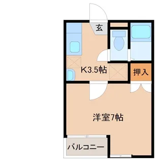 いぶきの丘ハイム パート3【1階】の間取り
