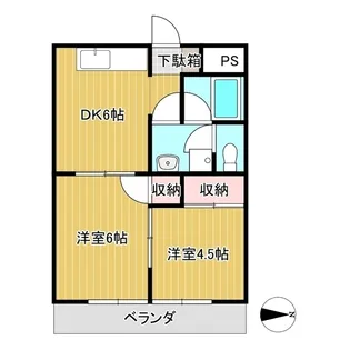 カレント林田【3階】の間取り