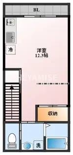 Amity CROSS【2階】の間取り