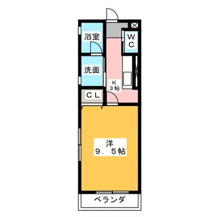 Honrade【2階】の間取り
