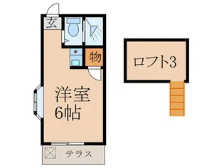 おおたにコーポ【1階】の間取り