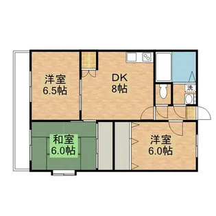 サンヒルズ吉田【3階】の間取り