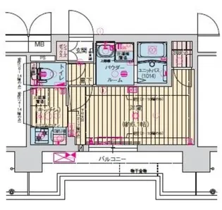 1Kの間取り画像