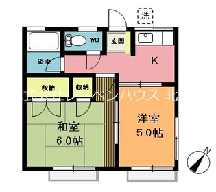 シティハイムマツバラ【2階】の間取り
