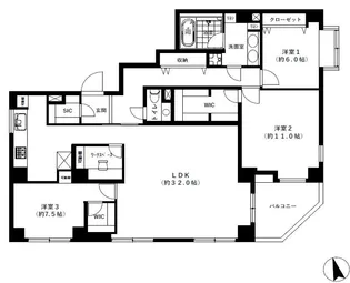 ホーマット麹町【2階】の間取り