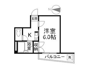 メゾン唐橋【3階】の間取り