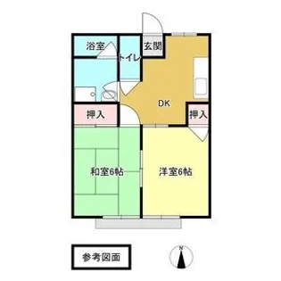 クレバーハイツ【1階】の間取り