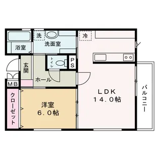 COLORS【3階】の間取り