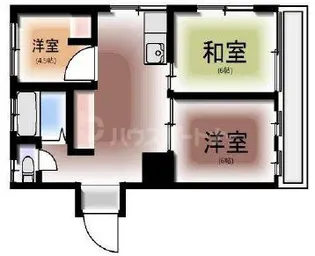 サントミ保木間マンション【4階】の間取り