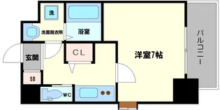 リデア南堀江【9階】の間取り