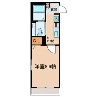オアシス丘の上【2階】の間取り