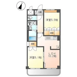 イデアーレ【3階】の間取り