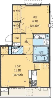 ポトシ【1階】の間取り