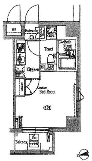 アルテシモ パッソ【8階】の間取り