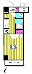 クレアシオン中野北【2階】の間取り